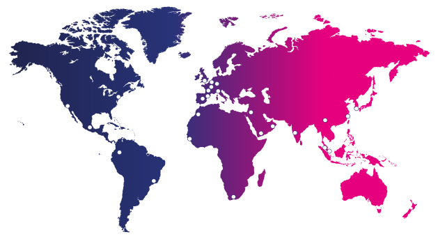map-artefact-worldwide Artefact has a global presence